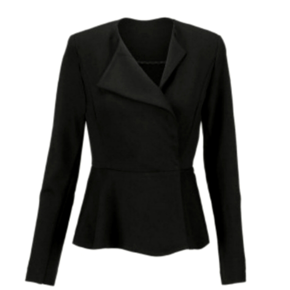 Cabi black peplum agency blazer size 2 nwot new 3549 - Picture 6 of 7